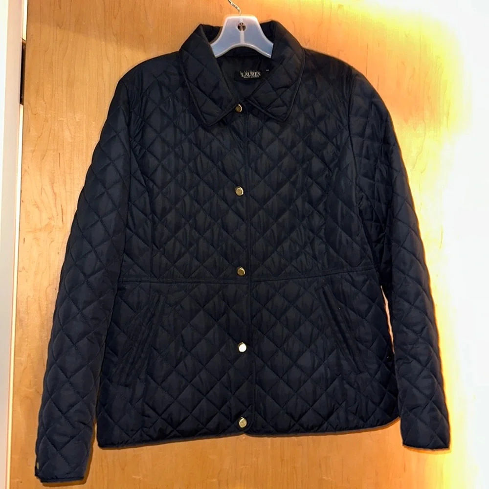 Ralph Lauren Navy Jacket - women’s size large - Picture 1 of 5